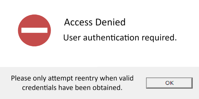 access denied